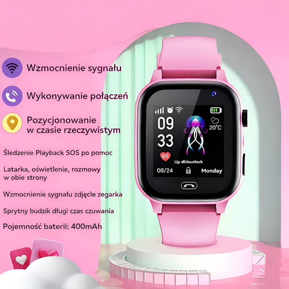 Zegarek Dziecięcy Smartwatch GPS Wideorozmowy Kamera