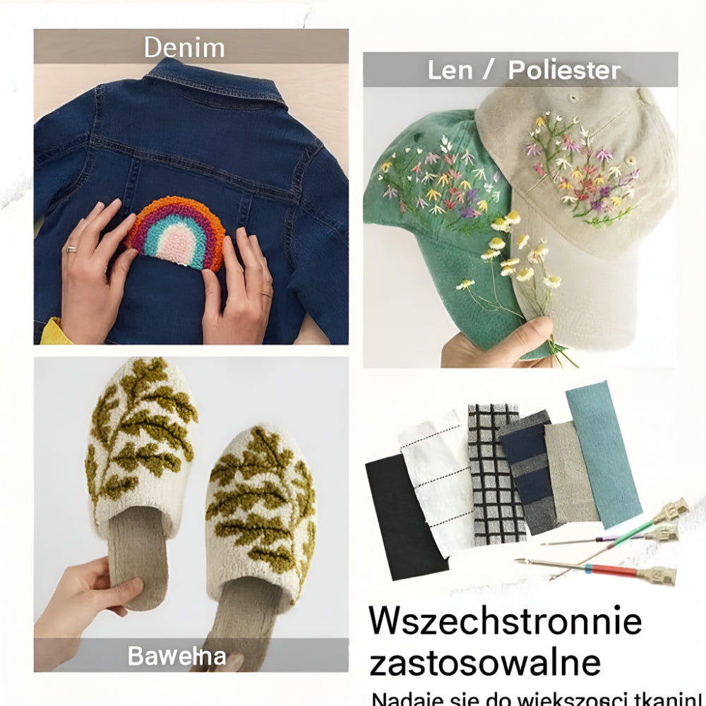 Zestaw Igieł do Haftu Ręcznego Uniwersalny Precyzyjne Szycie