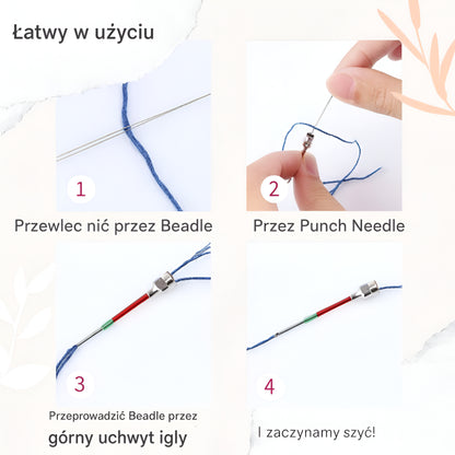 Zestaw Igieł do Haftu Ręcznego Uniwersalny Precyzyjne Szycie