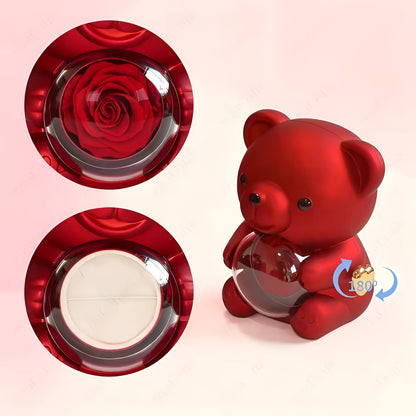 Set de Regalo Romántico Collar Corazón Oso Decorativo