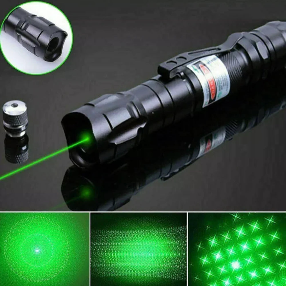 Zielony Wskaźnik Laserowy Długiego Zasięgu Aluminiowy Taktyczny