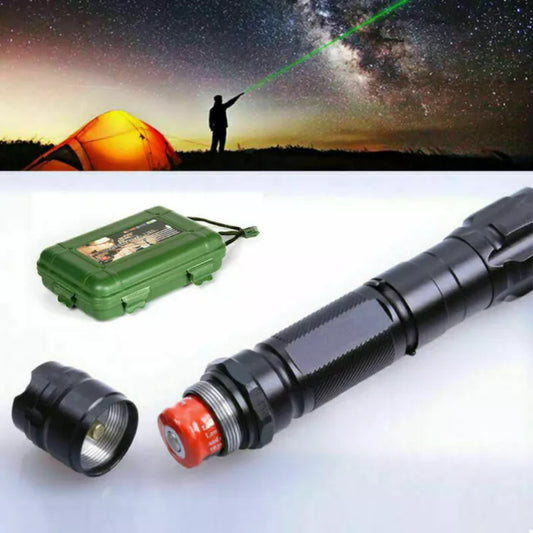 Zielony Wskaźnik Laserowy Długiego Zasięgu Aluminiowy Taktyczny