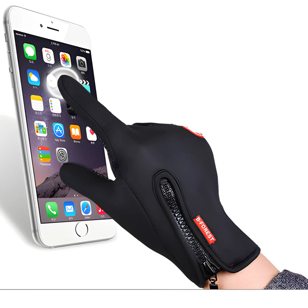 Zimowe Rękawice Podgrzewane Dotykowe Sportowe Termiczne