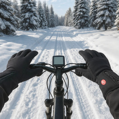 Zimowe Rękawice Podgrzewane Dotykowe Sportowe Termiczne