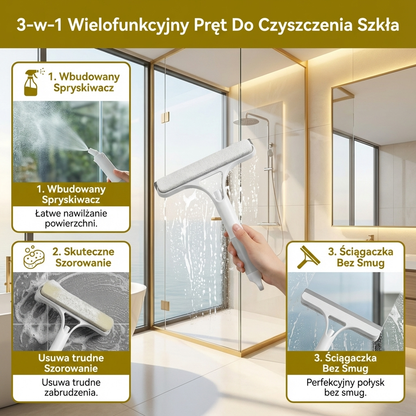 Ściągaczka Szyb Rozpylaczem Myjka Okien 2