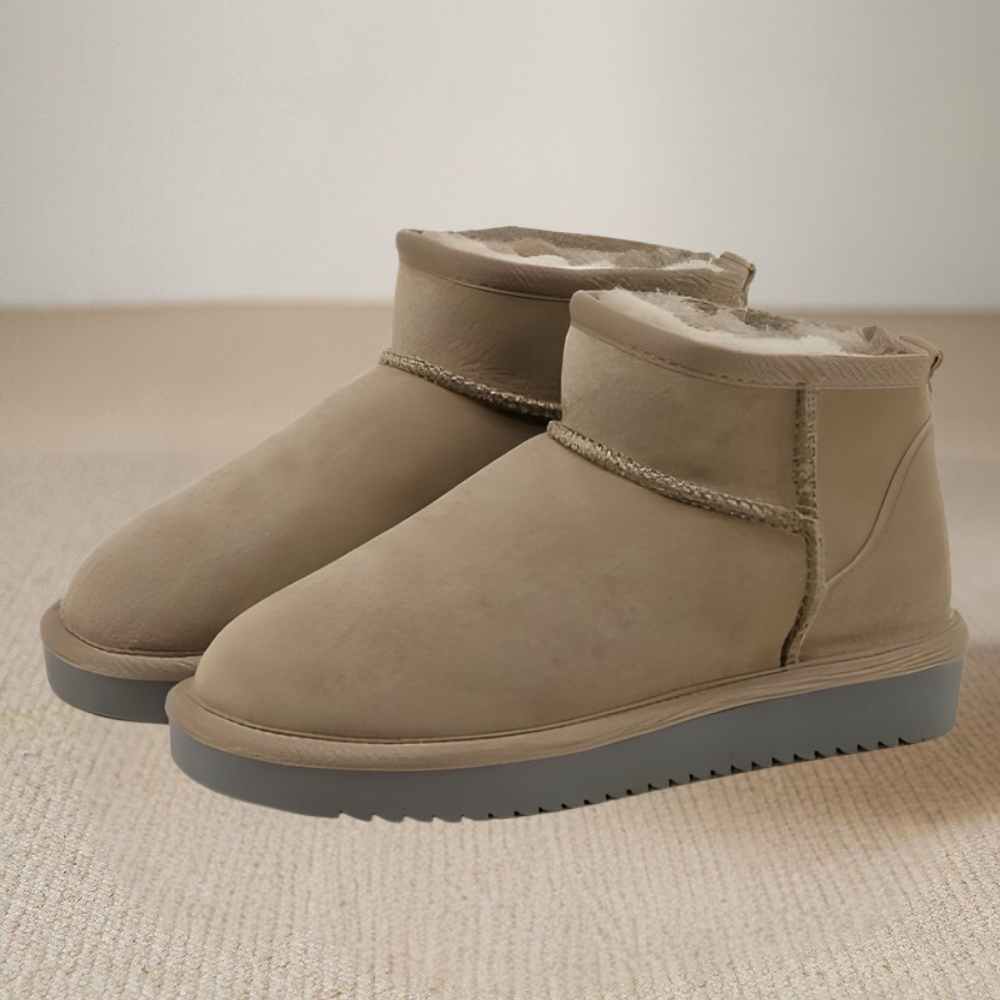 Botines de Mujer Invierno Forrados con Pelo Antideslizantes