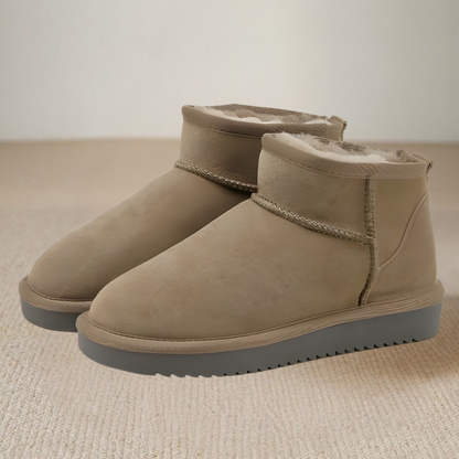 Botines de Mujer Invierno Forrados con Pelo Antideslizantes