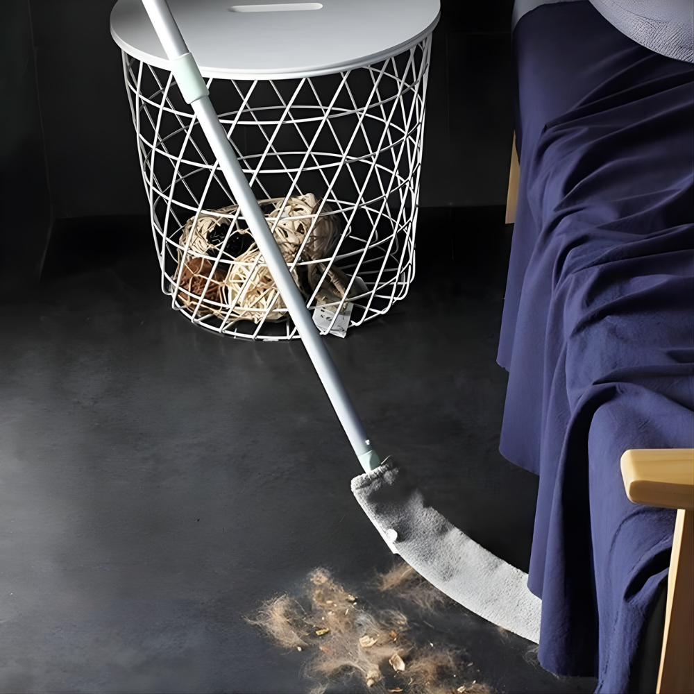 Telescopic Microfiber Dust Brush for Cleaning Furniture Gaps