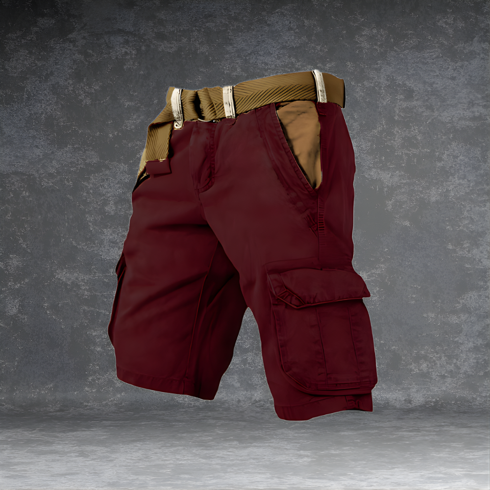 Men's Cargo Hiking Shorts Breathable Pockets Outdoor