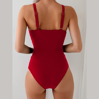 Women's One-Piece Swimsuit Shaping Silhouette