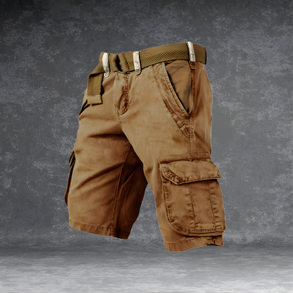 Men's Cargo Hiking Shorts Breathable Pockets Outdoor