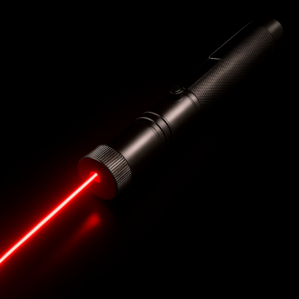 Wskaźnik Laserowy Hiking USB Regulacja Ogniska Metalowy
