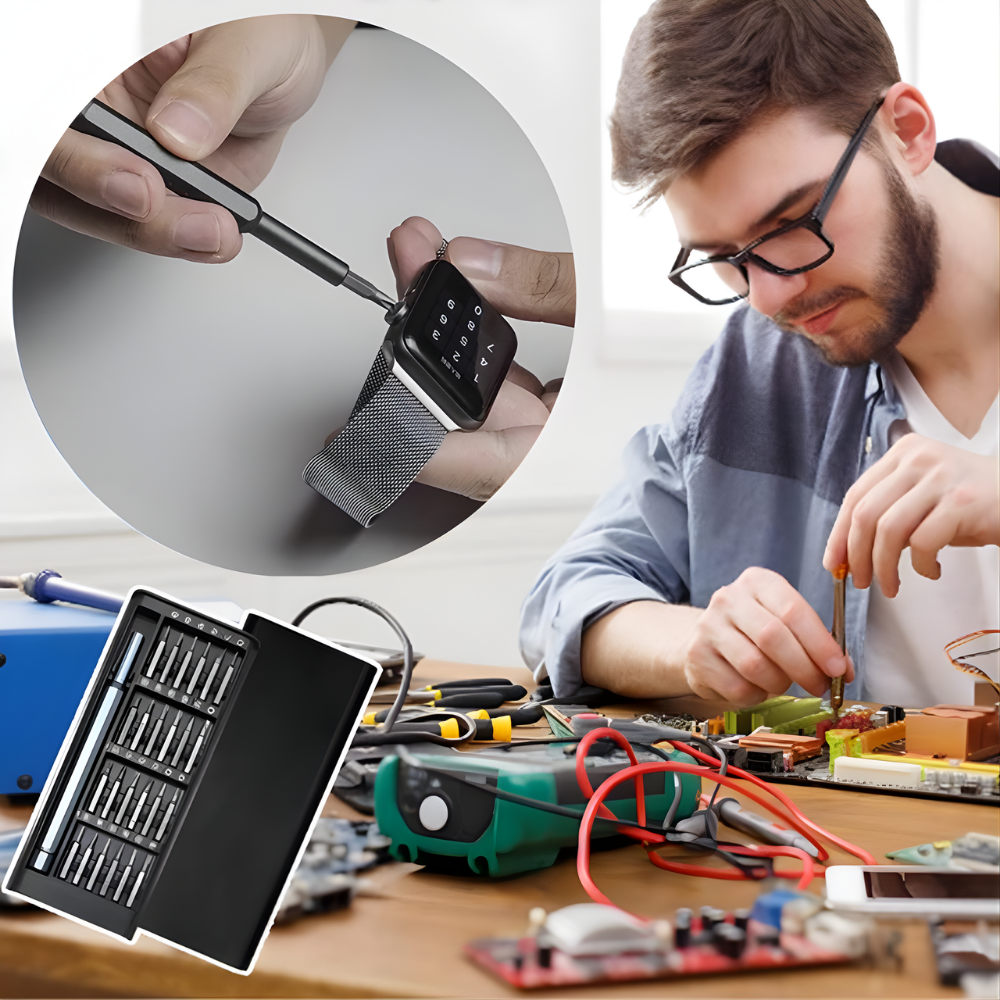 24-in-1 Magnetic Precision Screwdriver Set for Electronics