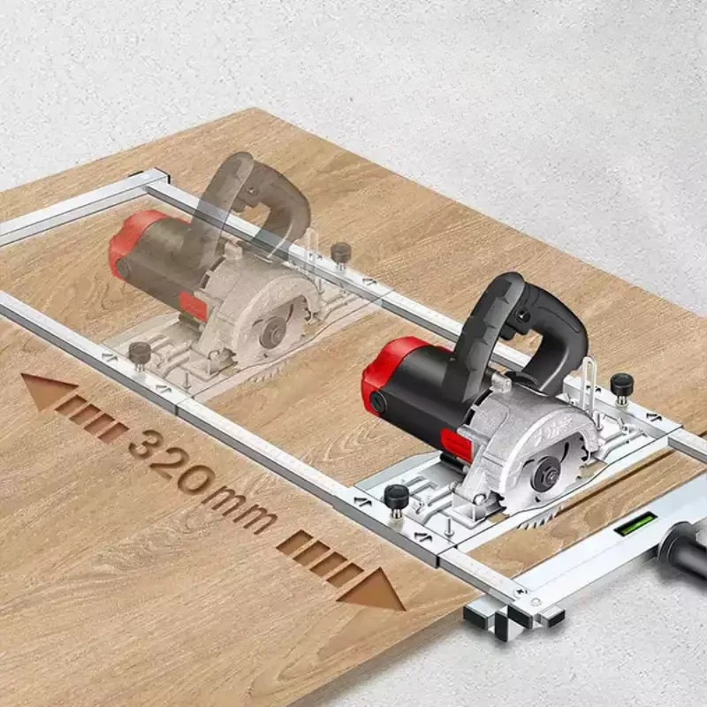 Adjustable Precision Steel Wood Cutting Guide