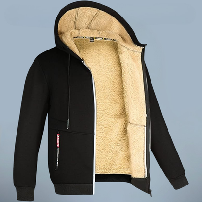 Men's Fleece Hoodie with Warm Lining