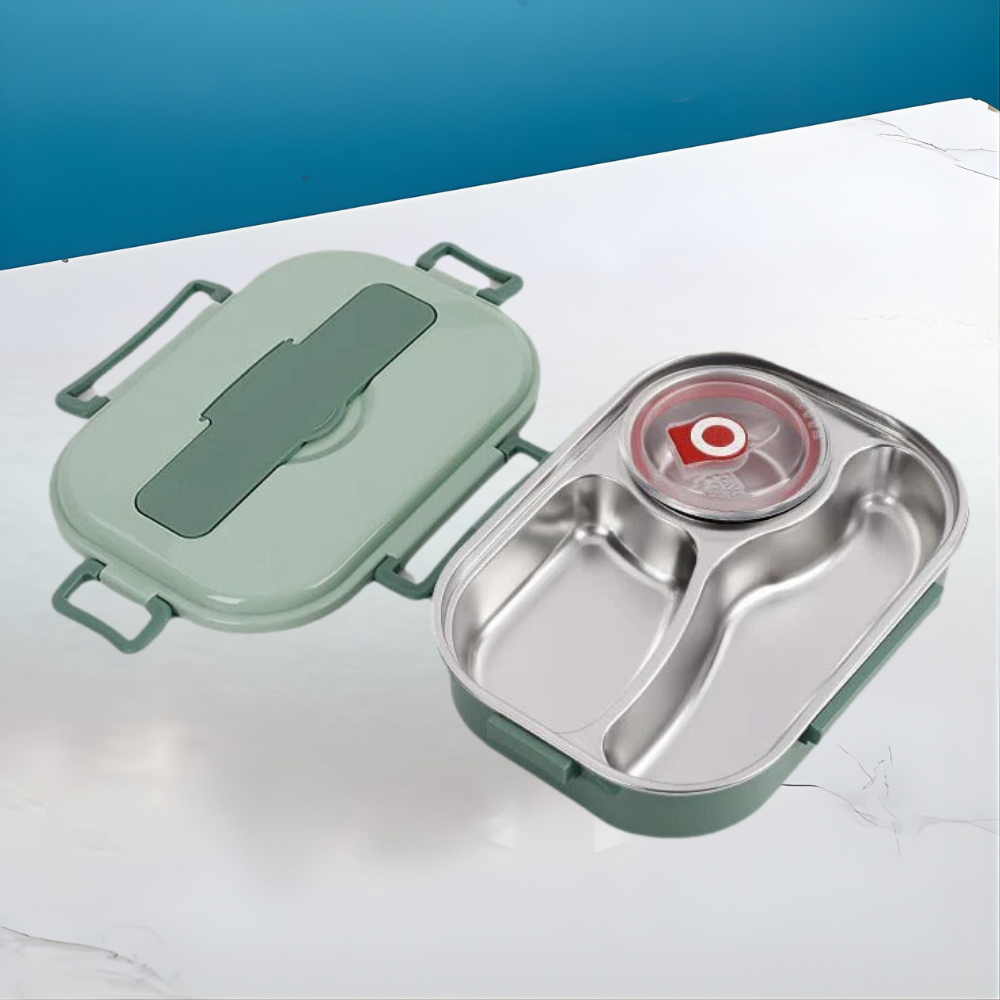 Food Container Thermal Lunch Box Stainless Steel Hiking