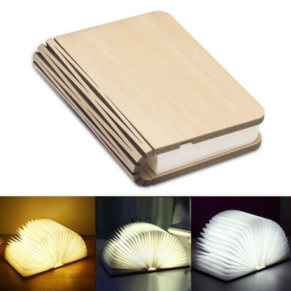 LED Night Lamp Foldable Book Decorative Table Lamp