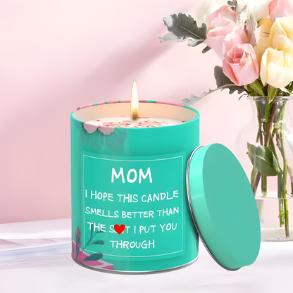 Candela Profumata di Soia Gardenia Regalo Festa della Mamma