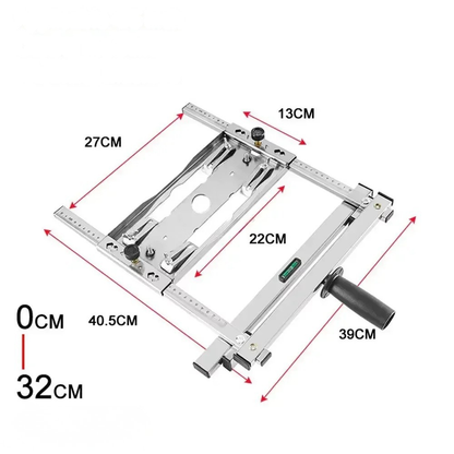 Adjustable Precision Steel Wood Cutting Guide