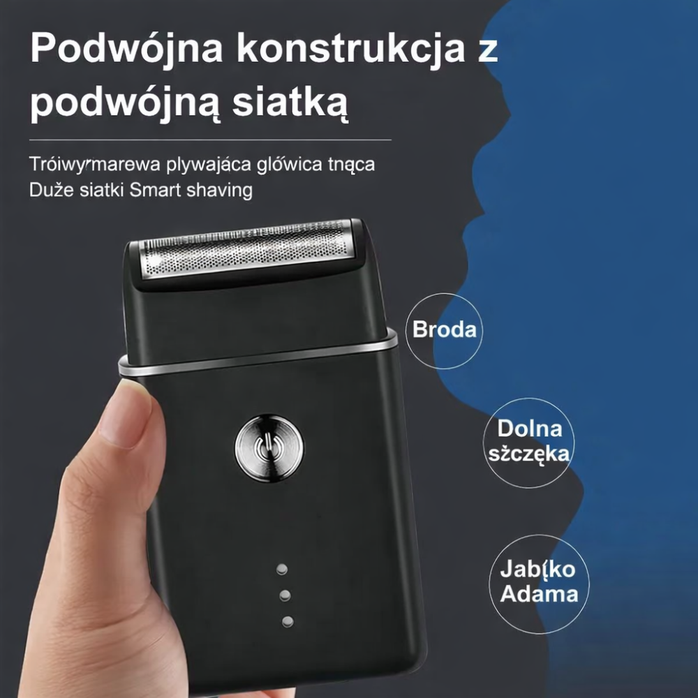 Maszynka Do Strzyżenia Zestaw Trymer Do Brody Włosów LED