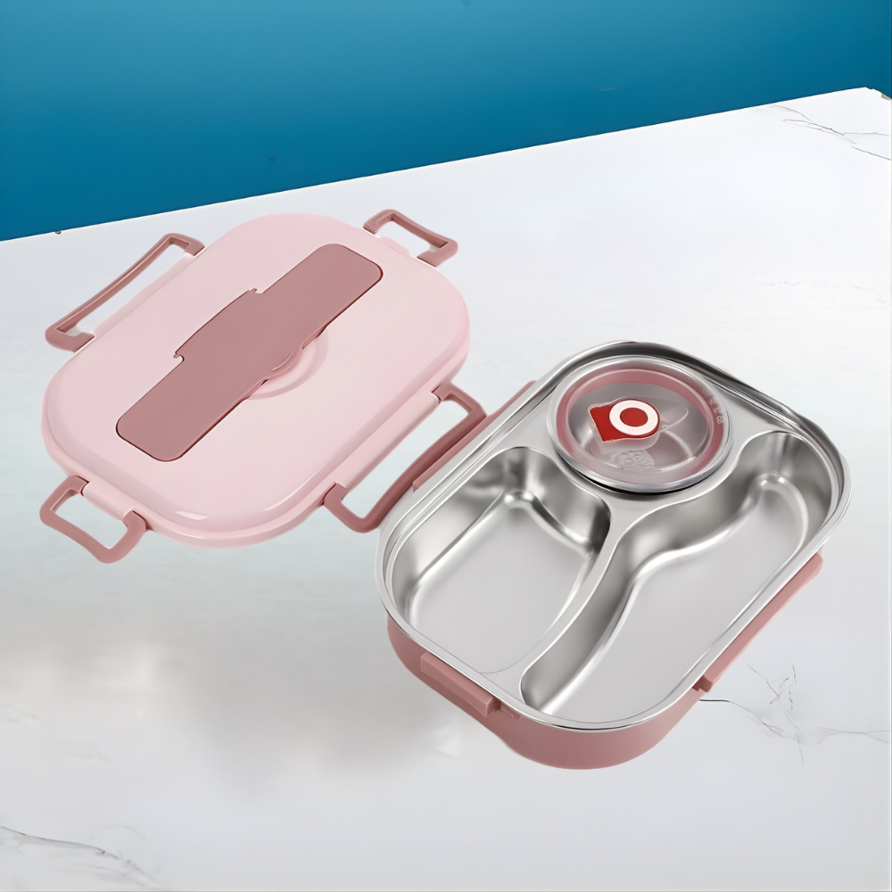 Food Container Thermal Lunch Box Stainless Steel Hiking