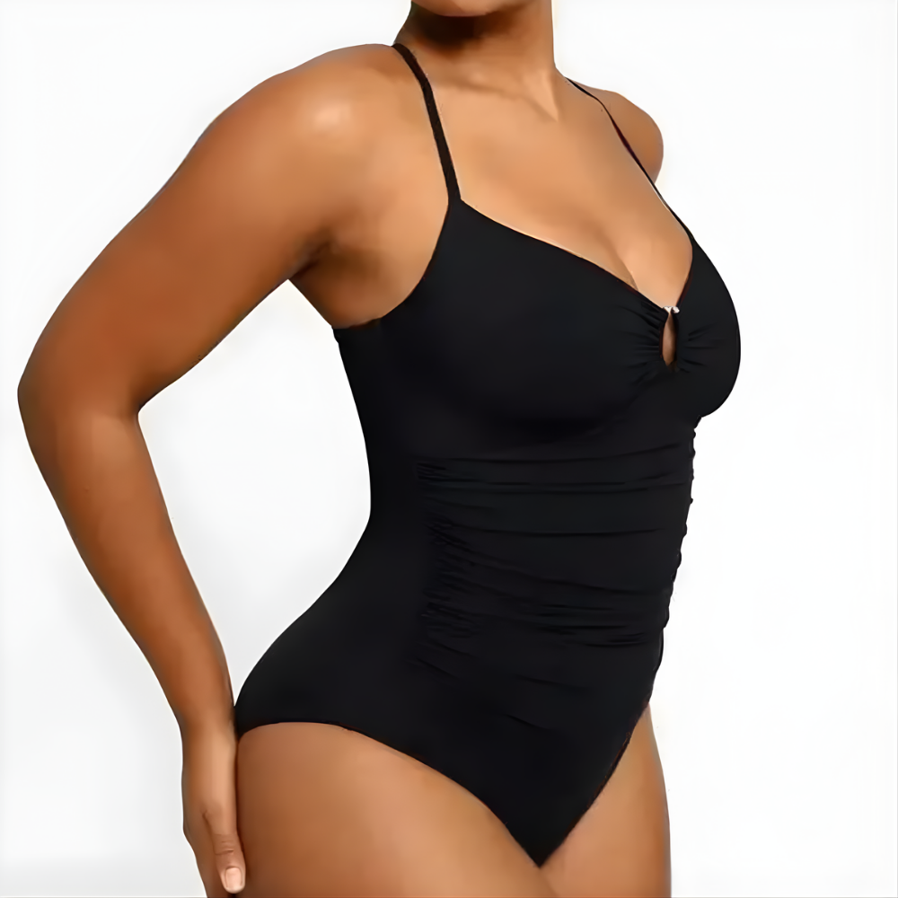 Costume da bagno donna modellante con scollo a cuore