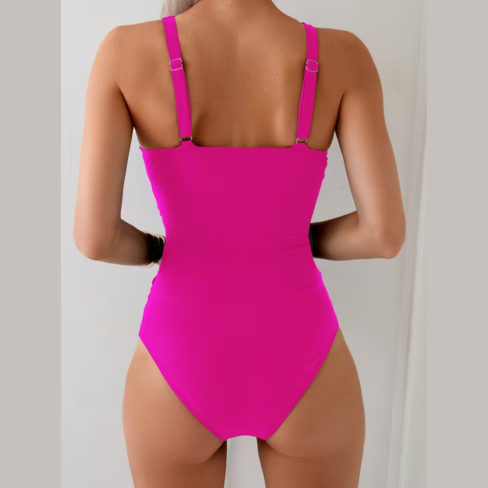 Women's One-Piece Swimsuit Shaping Silhouette