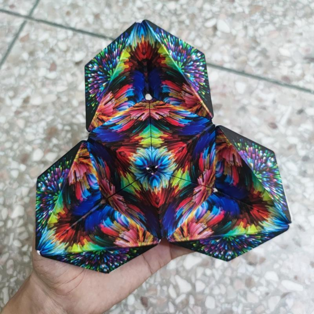 Cubo Magnético Transformable Rompecabezas Educativo 3D