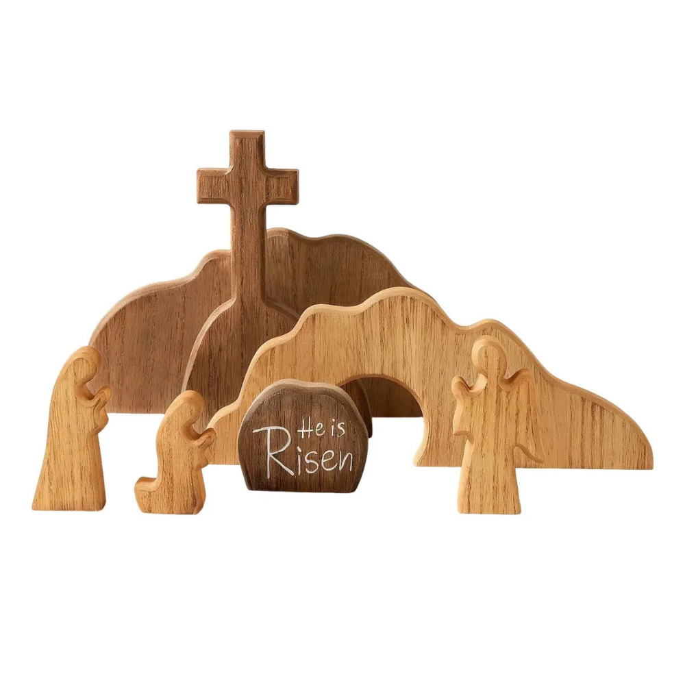 Easter Decorations Wooden Resurrection Scene Easter Monday