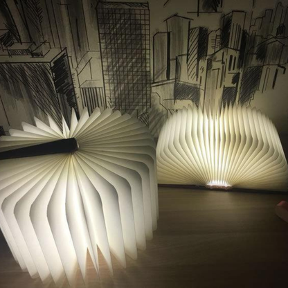 LED Night Lamp Foldable Book Decorative Table Lamp