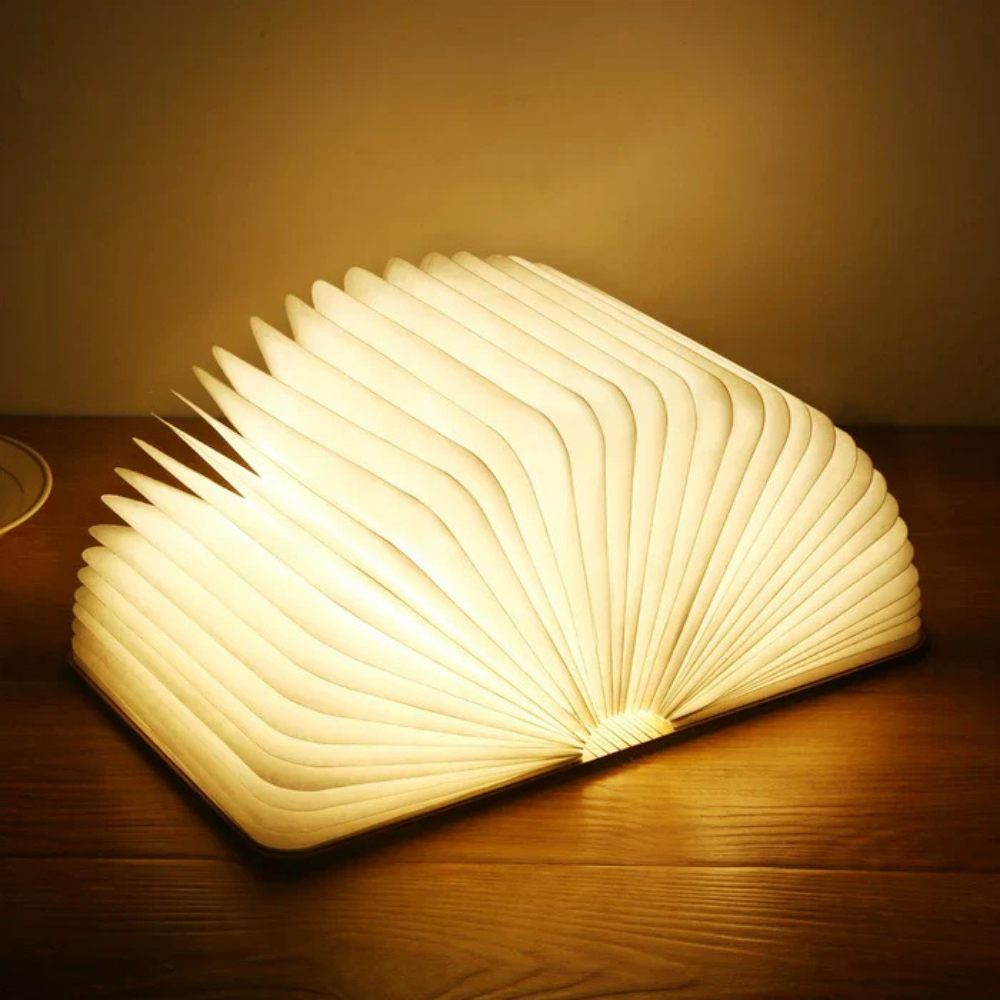 LED Night Lamp Foldable Book Decorative Table Lamp