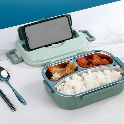 Food Container Thermal Lunch Box Stainless Steel Hiking