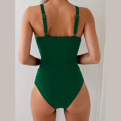Women's One-Piece Swimsuit Shaping Silhouette