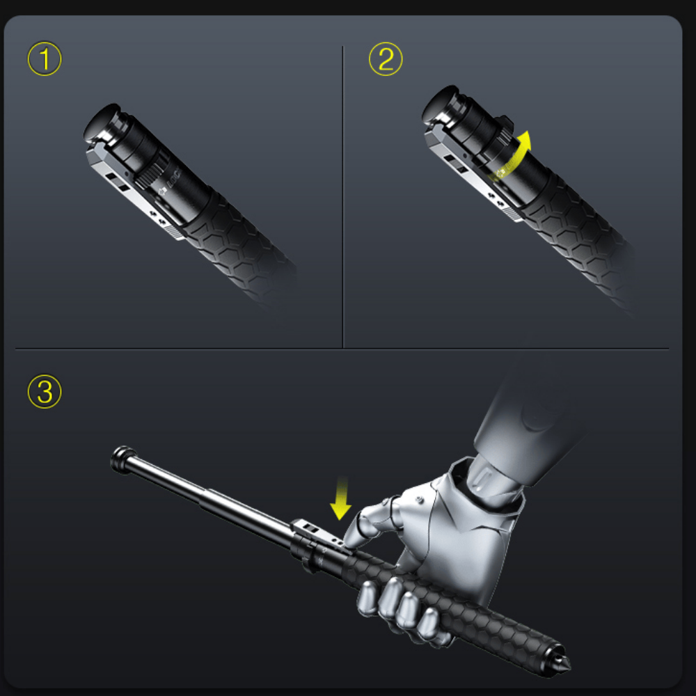 Folding Aluminum Anti-Slip Trekking Hiking Pole