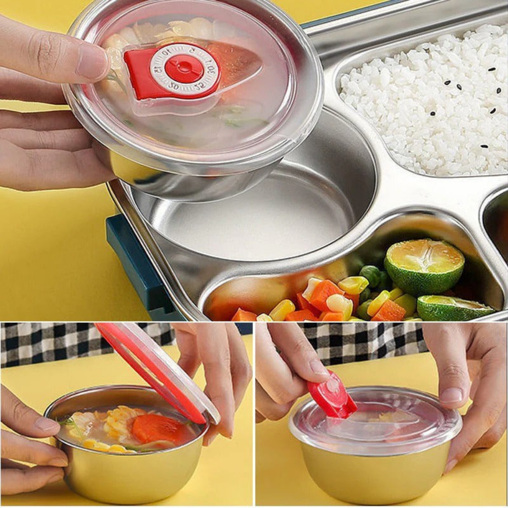 Food Container Thermal Lunch Box Stainless Steel Hiking