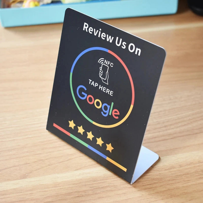 Targhetta NFC Recensioni Google Supporto Opinioni Clienti Azienda