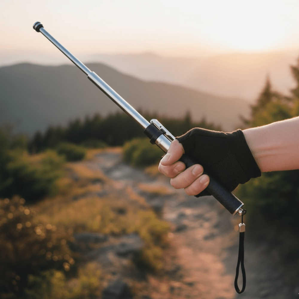 Folding Aluminum Anti-Slip Trekking Hiking Pole