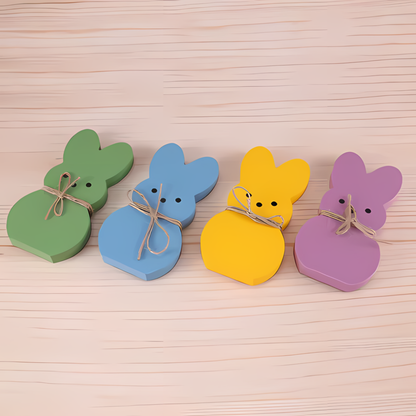 Decorazioni Pasquali Coniglio di Legno Set Lunedì di Pasqua