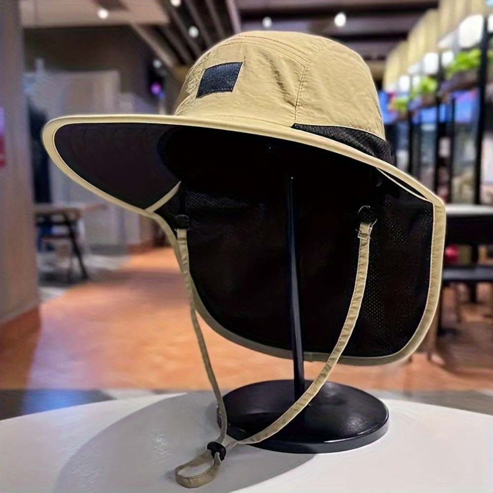 Kapelusz Męski Hiking Oddychający Ochrona Słońce Outdoor