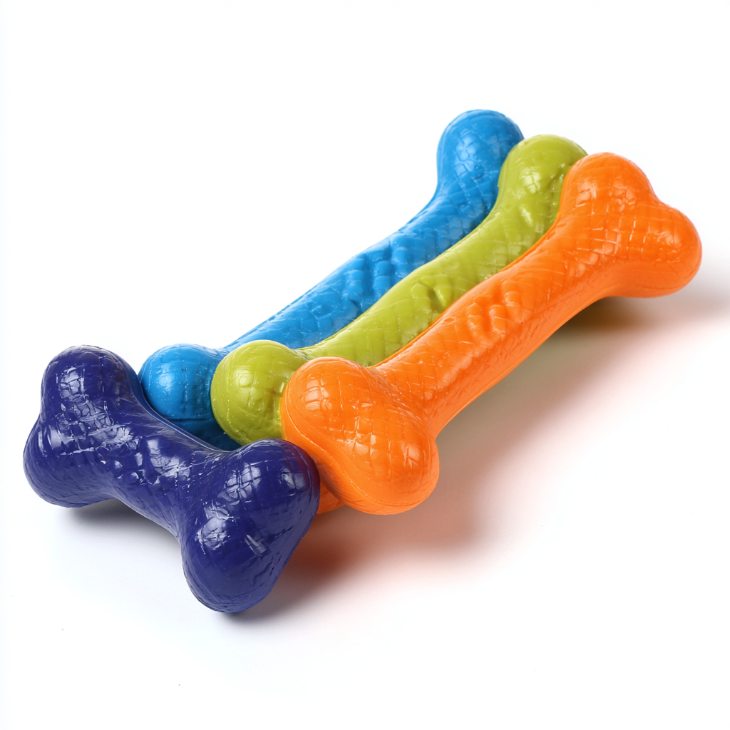 Pisząca gumowa zabawka dla psa, która zajmie i uszczęśliwi Twojego pupila.