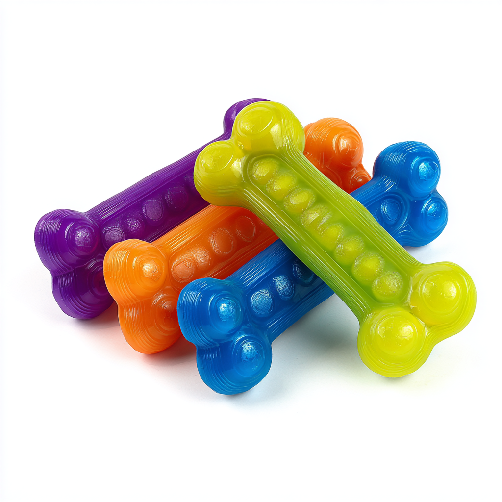 Pisząca gumowa zabawka dla psa, która zajmie i uszczęśliwi Twojego pupila.