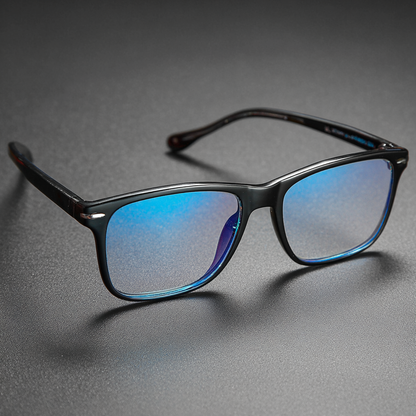 Męskie lekkie okulary do czytania blokujące niebieskie światło