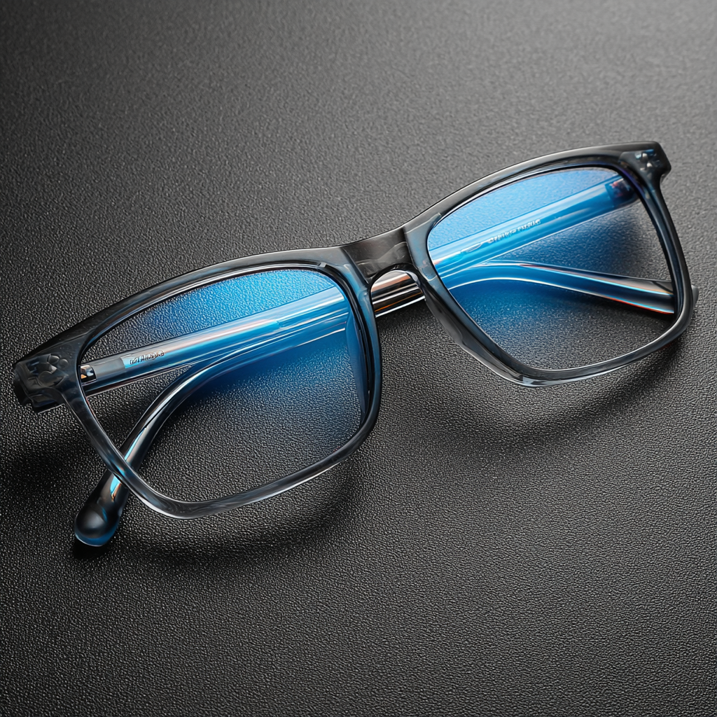 Męskie lekkie okulary do czytania blokujące niebieskie światło