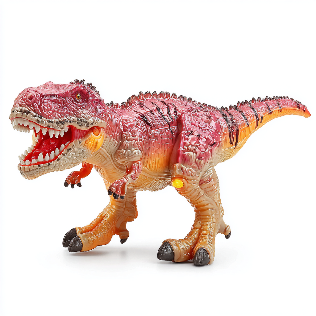 Figurka dinozaura, która mówi i chodzi, gdy się jej powie.